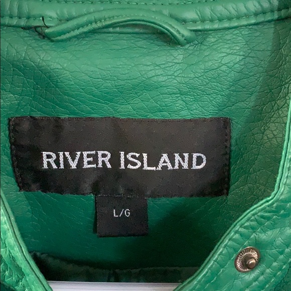 3/4 arm length green River Island Jacket - Picture 2 of 3